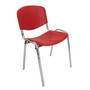 Konferenční plastová židle ISO CHROM Béžová - galerie #10