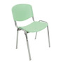 Konferenční plastová židle ISO CHROM Bílá - galerie #7