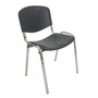 Konferenční plastová židle ISO CHROM Béžová - galerie #5