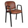 Konferenční židle ISO eko-kůže s područkami Oranžová D20 EKO - galerie #15