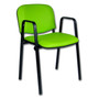 Konferenční židle ISO eko-kůže s područkami Modrá D4 EKO - galerie #13