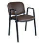 Konferenční židle ISO eko-kůže s područkami Modrá D4 EKO - galerie #5