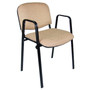 Konferenční židle ISO s područkami C4 béžovo/hnědá - galerie #12