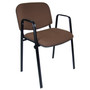 Konferenční židle ISO s područkami C4 béžovo/hnědá - galerie #10