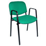 Konferenční židle ISO s područkami C6 - tmavě modrá - galerie #2