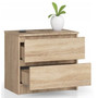 Noční stolek K60 2S - dub sonoma - galerie #1