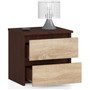Noční stolek CL2 - wenge/dub sonoma - galerie #1