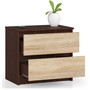 Noční stolek K60 2S - wenge/dub sonoma - galerie #1