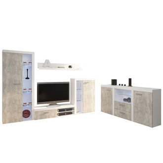 Obývací stěna s komodou OLIMP beton