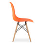 Židle OKSANA - buk/oranžová - galerie #1