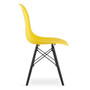Židle OKSANA - černá/žlutá - galerie #1