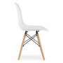 Židle MARO - buk/bílá - galerie #1