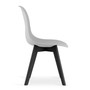 Židle KITO - černá/šedá - galerie #1