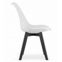 Židle MARK - černá/bílá - galerie #1