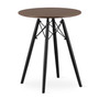 Jídelní stůl TODI 60 cm - černá/jasan - galerie #1