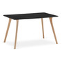Jídelní stůl MONTI 120x80cm - buk/černá