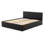 Čalouněná postel LEON bez matrace rozměr 160x200 cm Hnědá - galerie #2