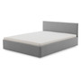 Čalouněná postel LEON s pěnovou matrací rozměr 160x200 cm Tmavě šedá - galerie #1