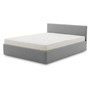 Čalouněná postel LEON s taštičkovou matrací rozměr 160x200 cm Tmavě šedá - galerie #1