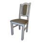 Jídelní židle BOSS 6 - bílá + tkanina 2