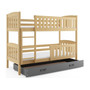 Dětská patrová postel KUBUS s úložným prostorem 80x190 cm - borovice Ružové - galerie #4