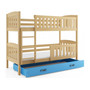 Dětská patrová postel KUBUS s úložným prostorem 80x190 cm - borovice Ružové - galerie #3