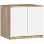 Nástavba na skříň 2D - dub sonoma/bílá