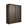 Velká šatní skříň WESTA I čokoládová šířka 150 cm