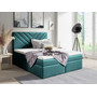 Postel 70 GARD 160x200 cm s úložným prostorem Zelená
