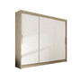 Velká šatní skříň ASTON II dub sonoma/bílá šířka 250 cm