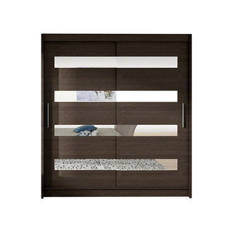 Velká šatní skříň WESTA XIII - Čokoláda