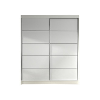 Šatní skříň LINO IV šířka 120 cm - bílá