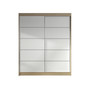 Šatní skříň LINO IV šířka 120 cm - dub sonoma/bílá