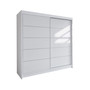 Šatní skříň TALIN IV šířka 180 cm - bílá