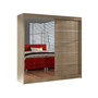 Šatní skříň BASTI III šířka 200 cm -  dub sonoma