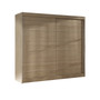 Šatní skříň BASTI X šířka 200 cm - dub sonoma