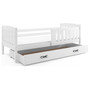 Dětská postel KUBUS s úložným prostorem 80x160 cm - bílá Bílá