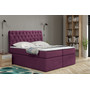 Postel 58 BISSAU 160x200 cm s úložným prostorem Fialová