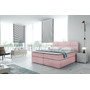 Postel 57 TENNESSEE 160x200 cm s úložným prostorem Růžová