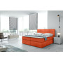 Postel 57 TENNESSEE 140x200 cm s úložným prostorem Oranžová