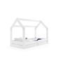 Dětská postel DOMEK I bez úložného prostoru  80x160 cm - bílá