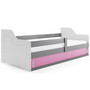 Dětská postel SOFIX s úložným prostorem 80x160 cm - grafit Ružové - galerie #1