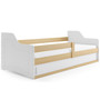Dětská postel SOFIX s úložným prostorem 80x160 cm - borovice Bílá