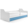 Dětská postel SOFIX s úložným prostorem 80x160 cm - bílá Modrá