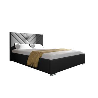 Postel ISAIAH 22 STANDARD 180x200 cm - stříbrné nohy