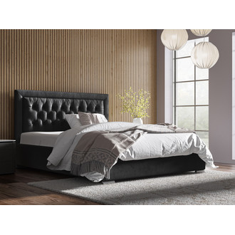 Postel DECLAN 20 STANDARD 180x200 cm - stříbrné nohy