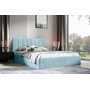 Postel LUCY 2 120x200 cm Světle modrá