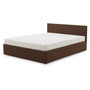 Čalouněná postel LEON s taštičkovou matrací rozměr 160x200 cm Hnědá