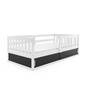 Dětská postel SMART 80x160 cm Bílá - černá - galerie #3