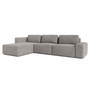 Rohová sedací souprava BERG Pravá Šedá